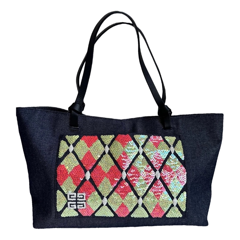 Givenchy Rare Denim Sequin Geometric Tote Bag – NWT